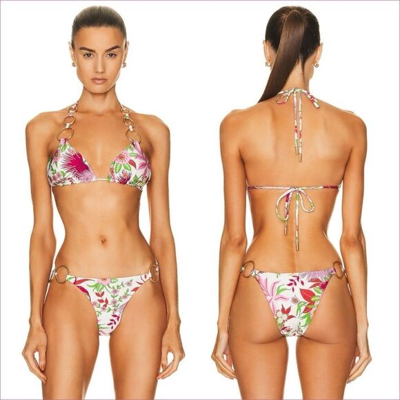 CULT GAIA Set Zoey Top & Bottom Bikini in Size XL - Picture 2 of 9